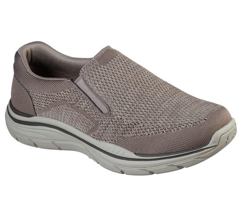 Skechers Relaxed Fit: Expected 2.0 - Arago - Mens Slip On Shoes Khaki [AU-YZ4654]